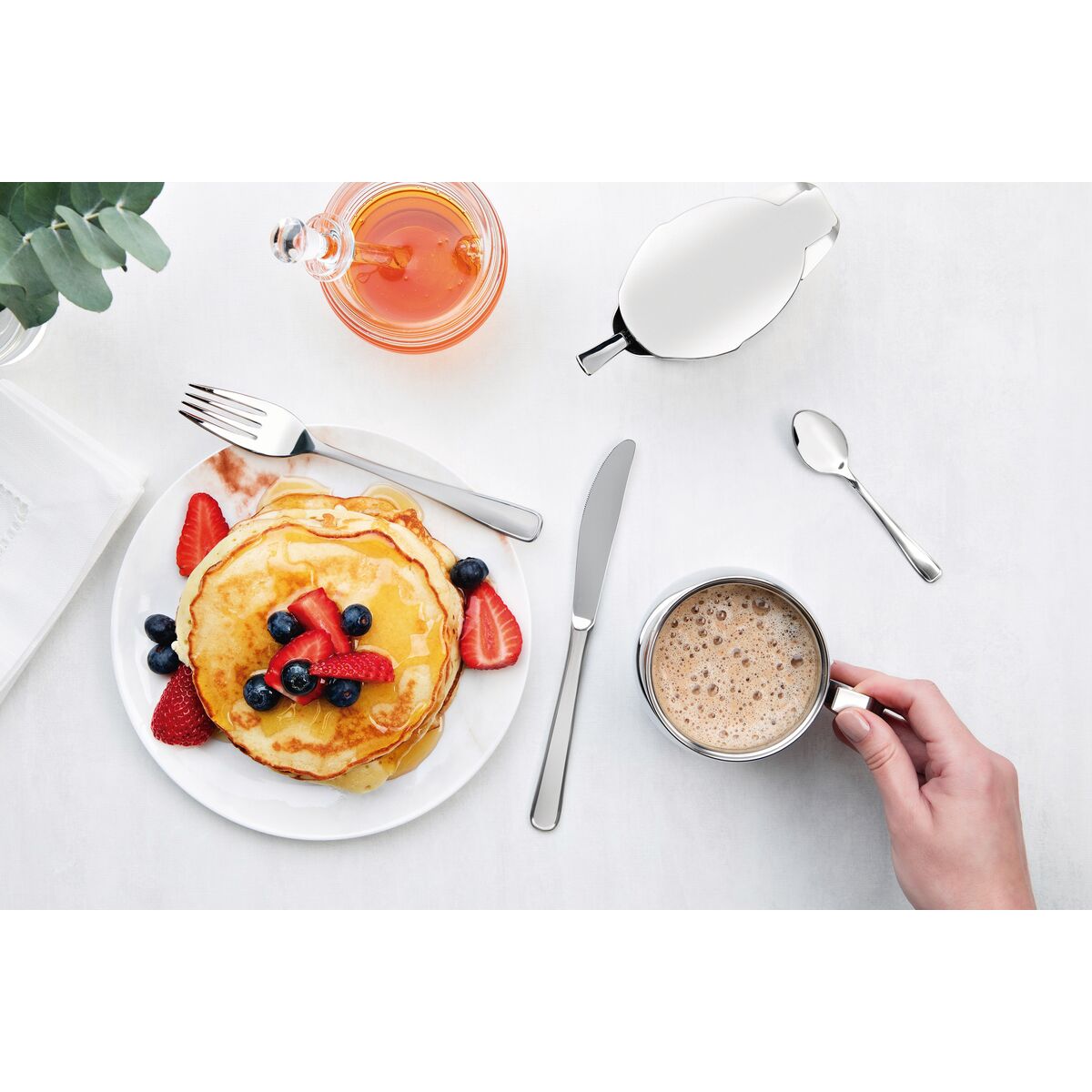 Tramontina Continental stainless steel dessert fork - set of 3